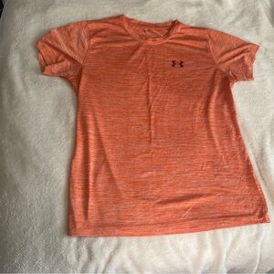 Under Armour Heathered Orange Short Sleeve Performance Tee